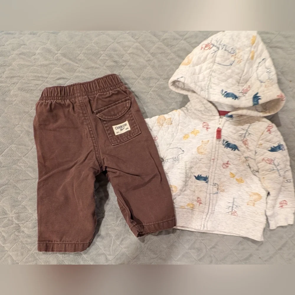 Osh Kosh B'gosh 6M Children's Hoodie and Pants Set